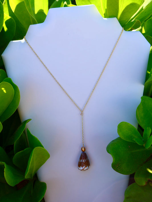 2 INCH CONE SHELL LARIAT